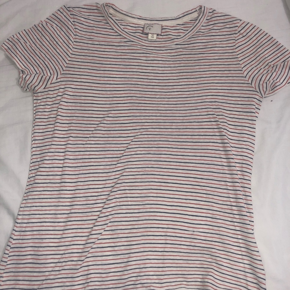 Stripped white shirt